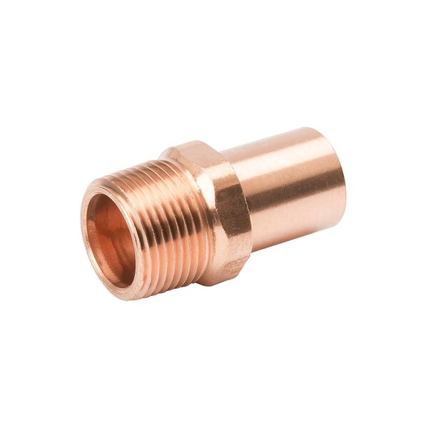 Thrifco Plumbing 1/2 Inch Copper Fitting Male Adapter 5436112 - main